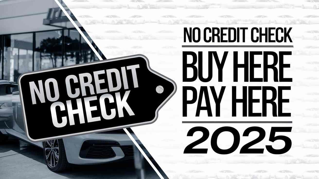 No Credit Check Buy Here Pay Here Car Dealerships